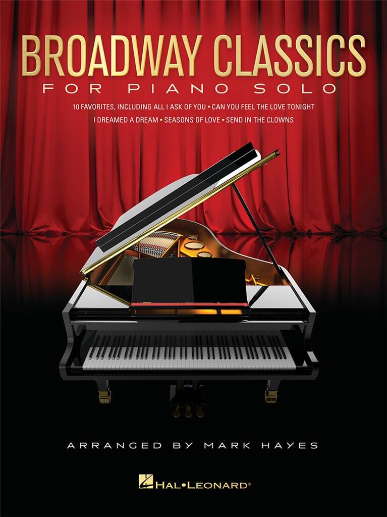 BROADWAY CLASSICS FOR PIANO SOLO 10 FAVOURITES