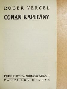 Roger Vercel - Conan kapitány [antikvár]