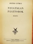 Bözödi György - Nyugtalan pásztorok [antikvár]