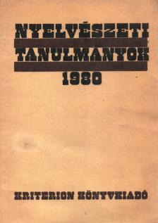 Teiszler Pál - Nyelvészeti tanulmányok 1980 [antikvár]