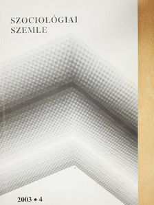 Boromisza Dávid - Szociológiai szemle 2003/4. [antikvár]