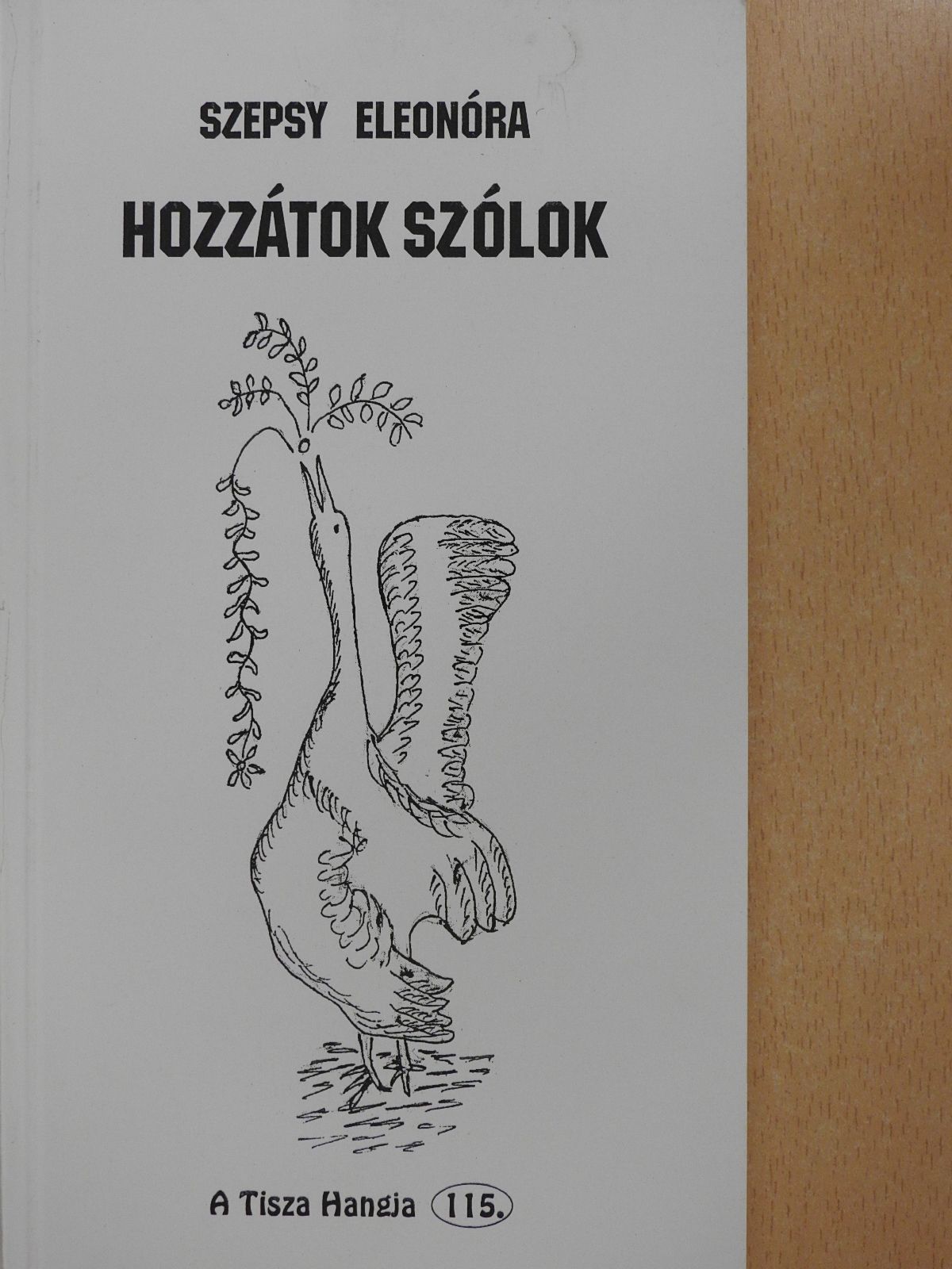 Szepsy Eleonóra - Hozzátok szólok (dedikált példány) [antikvár]