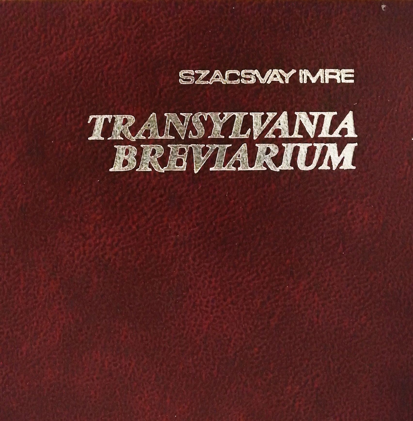 Szacsvay Imre - Transylvania breviarium II. (minikönyv) [antikvár]