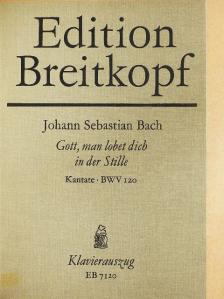 Johann Olearius - Kantate BWV 120-129. [antikvár]