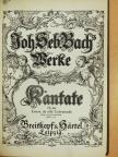 Johann Sebastian Bach - Kantate BWV 161-169. [antikvár]