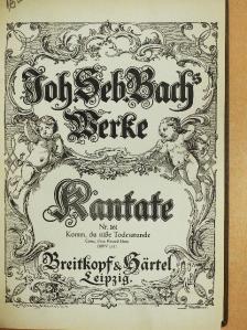 Johann Sebastian Bach - Kantate BWV 161-169. [antikvár]