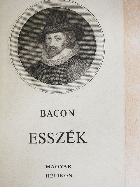 Francis Bacon - Esszék [antikvár]
