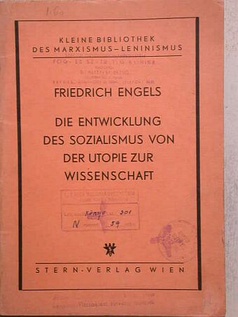 Friedrich Engels - Die Entwicklung des Sozialismus von der Utopie zur Wissenschaft [antikvár]