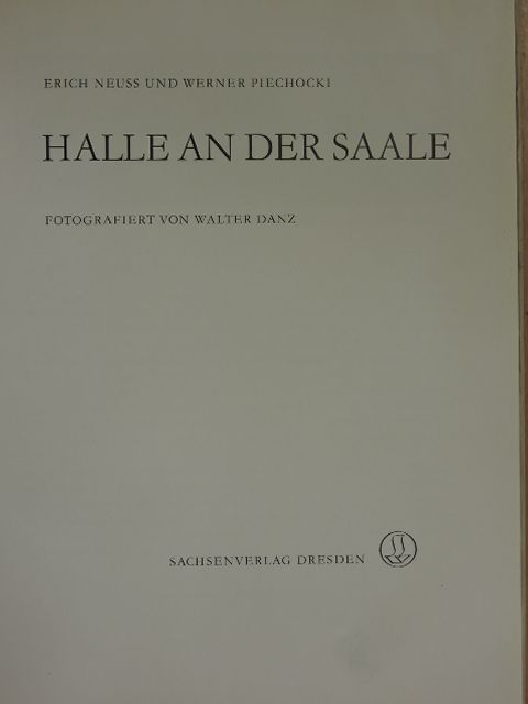 Erich Neuss - Halle an der Saale [antikvár]