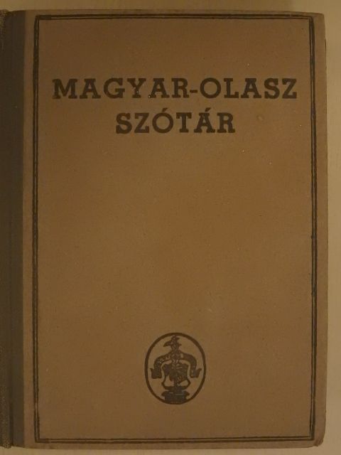 Magyar-olasz szótár [antikvár]