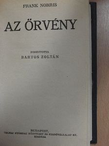 Frank Norris - Az örvény [antikvár]