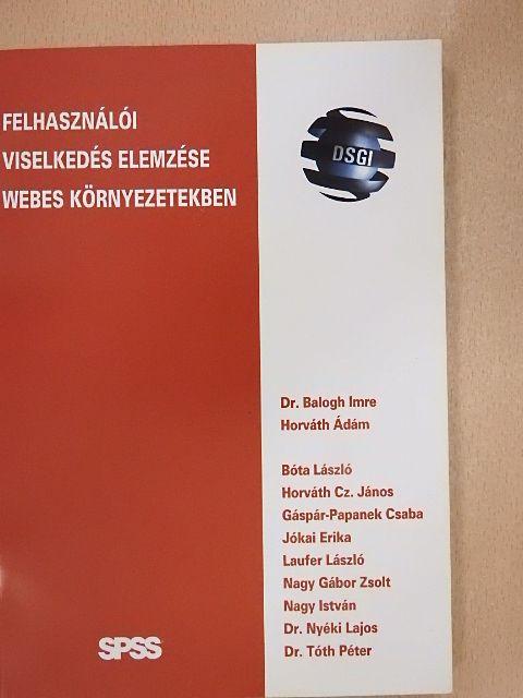Bóta László - Felhasználói viselkedés elemzése webes környezetekben [antikvár]