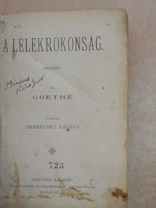 Goethe - A lélekrokonság [antikvár]