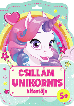 Csillám unikornis kifestője 5+