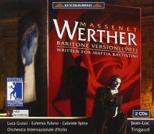MASSENET - WERTHER (BARITONE VERSION 1901) 2CD TINGAUD, GRASSI, TUFANO, SPINA