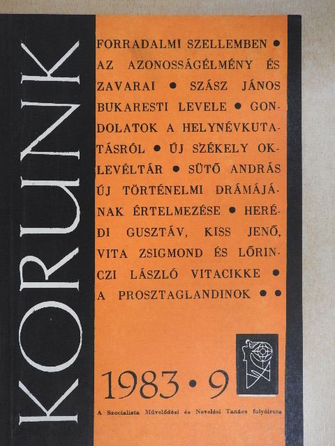 Aniszi Kálmán - Korunk 1983. szeptember [antikvár]