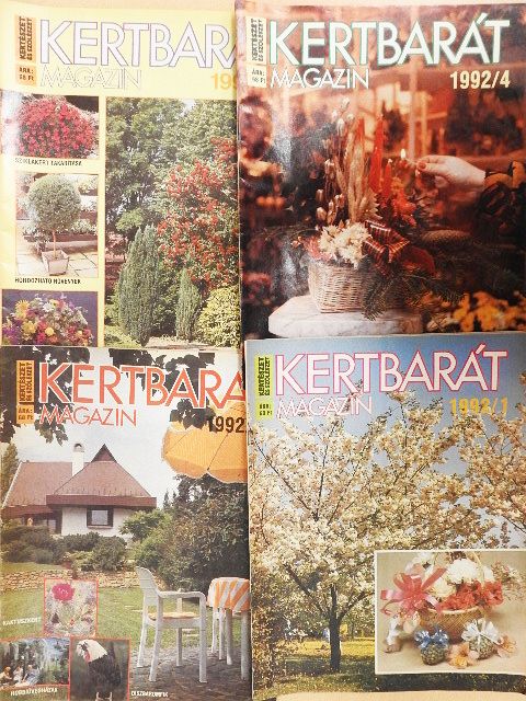 Kertbarát magazin 1992/1-4. [antikvár]