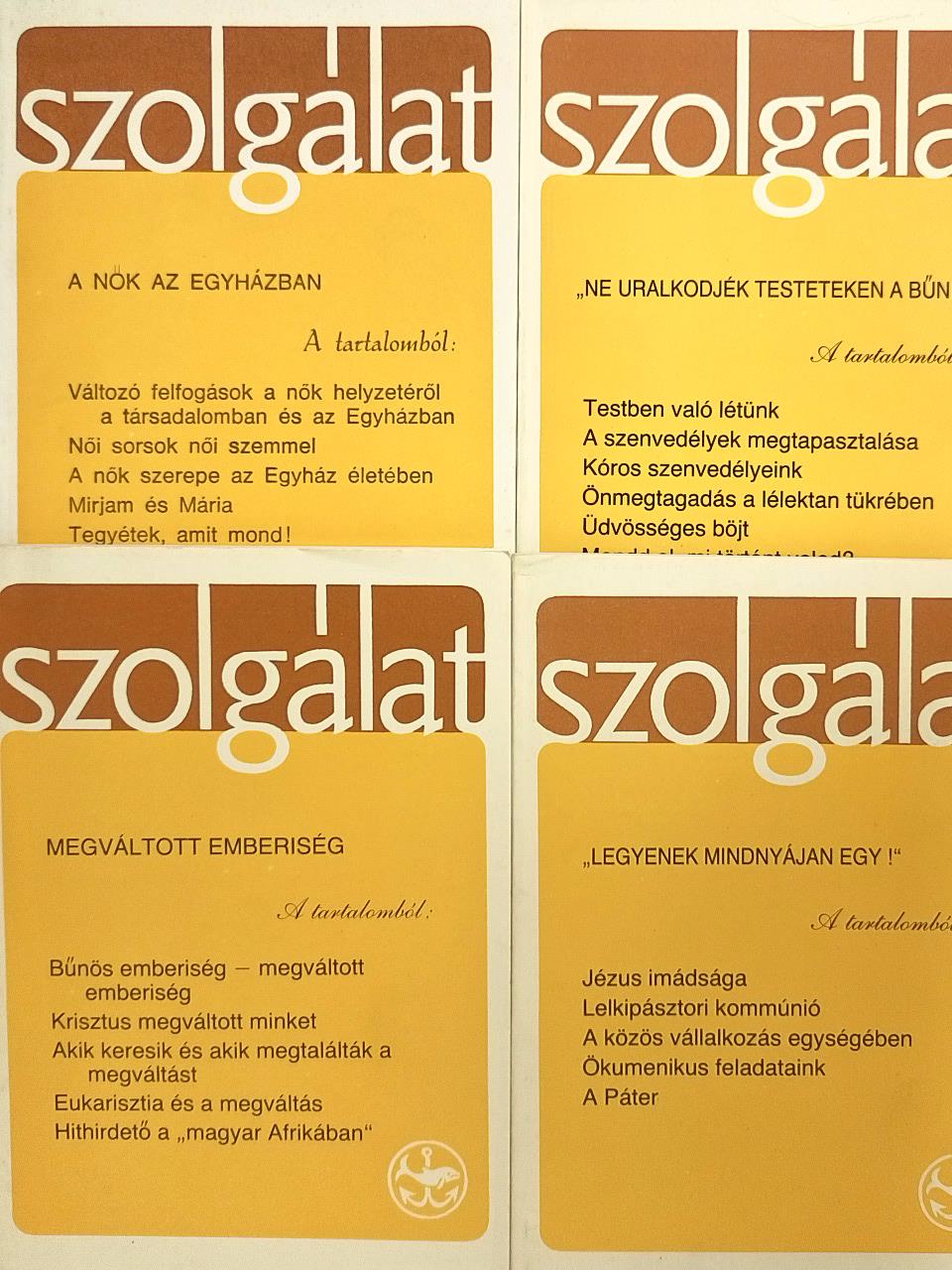 Andreas Knapp - Szolgálat 1988/1-4. [antikvár]