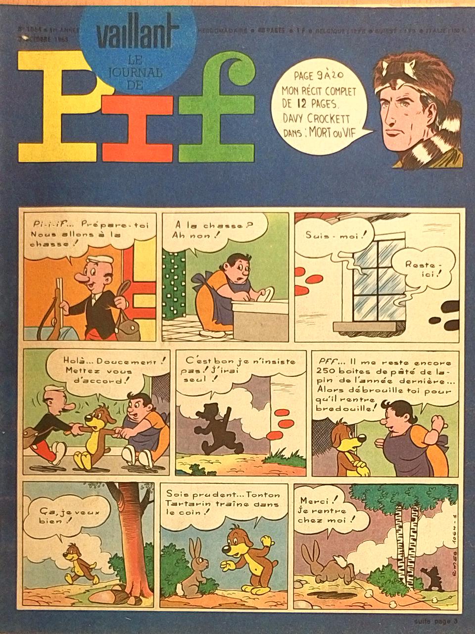 Cézard - Pif 3 Octobre 1965 [antikvár]
