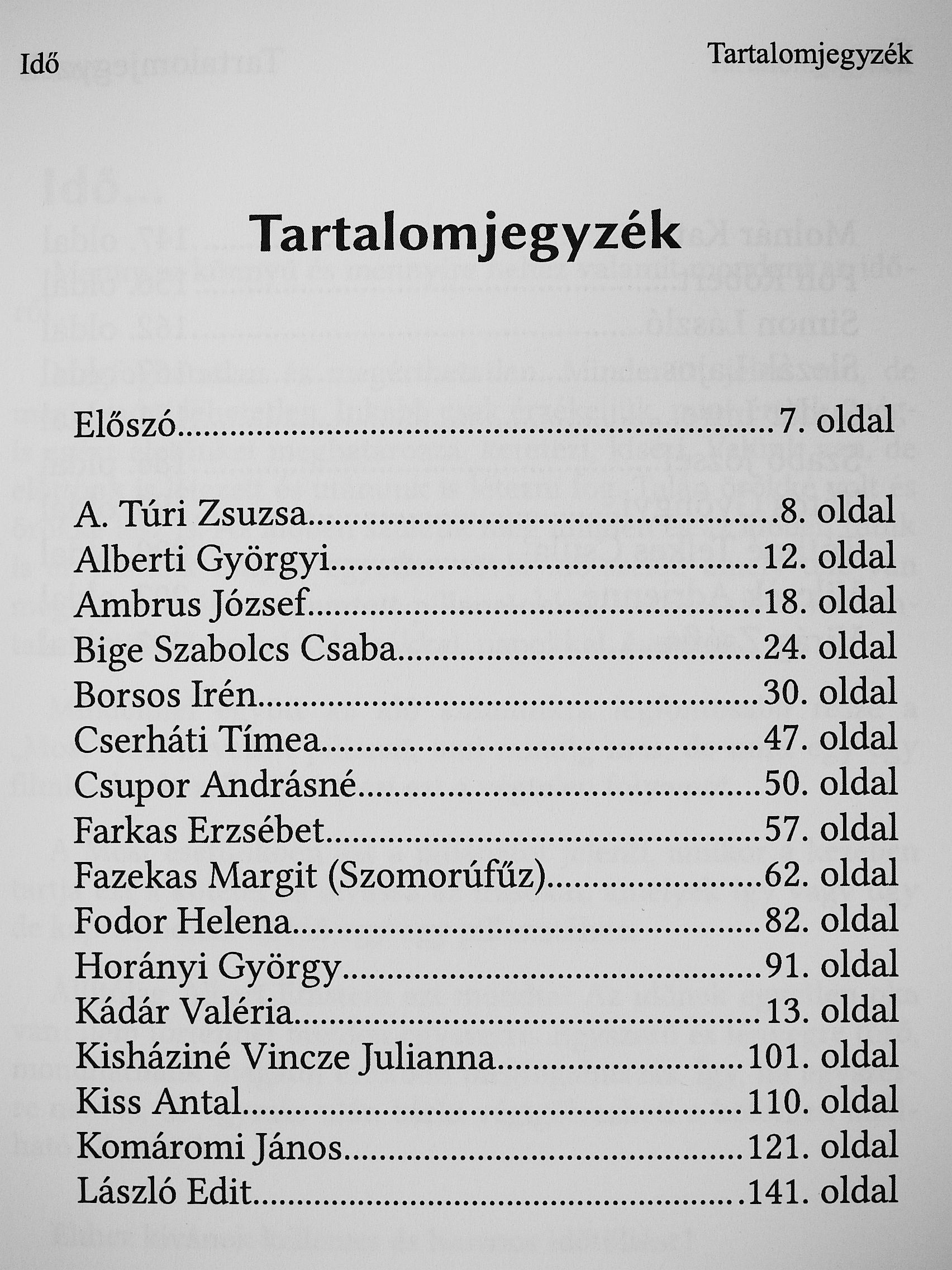 A. Túri Zsuzsa - Idő [antikvár]