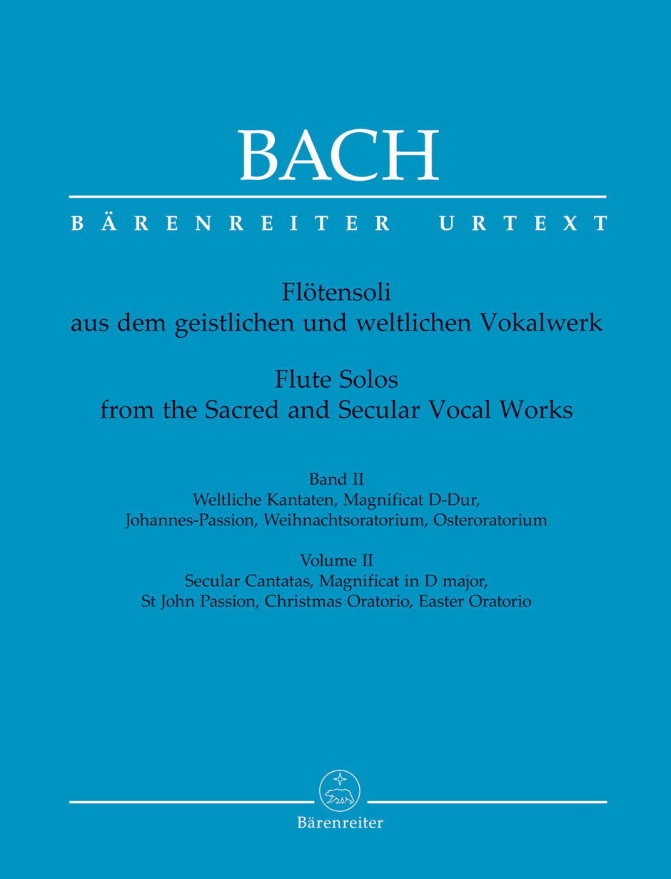 J. S. Bach - FLÖTENSOLI AUS DEM GEISTLICHEN UND WELTLICHEN VOKALWERK. BAND 2 (E.PFÜNDL-FRITTRANG)