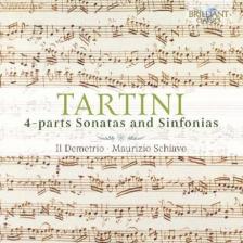 TARTINI - 4-PARTS SONATAS AND SINFONIAS CD IL DEMETRIO