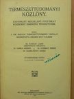 Dr. Ilosvay Lajos - Természettudományi Közlöny 1925. január-december/Pótfüzetek a Természettudományi Közlönyhöz 1925. január-december [antikvár]