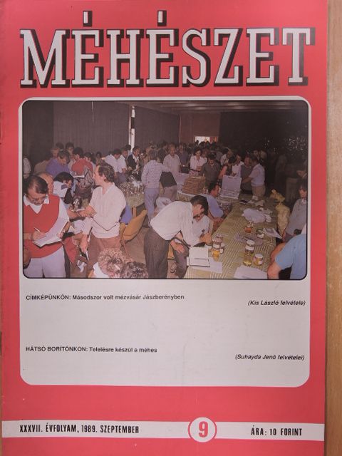 Kádár András - Méhészet 1989. szeptember [antikvár]