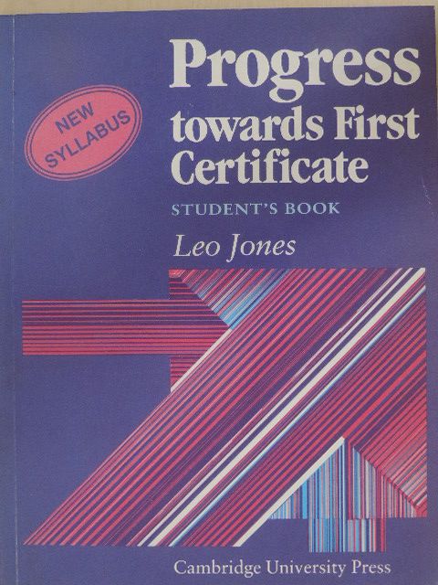 Leo Jones - Progress towards First Certificate - Student's Book [antikvár]