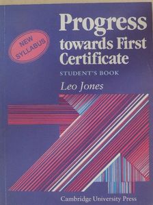 Leo Jones - Progress towards First Certificate - Student's Book [antikvár]