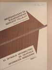 Dr. Vilusz László - Az optimális informáltság és feltételei, információs rendszerek 1984/1. [antikvár]