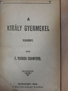 F. Marion Crawford - A király gyermekei [antikvár]