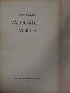Ady Endre - Ady Endre válogatott versei [antikvár]