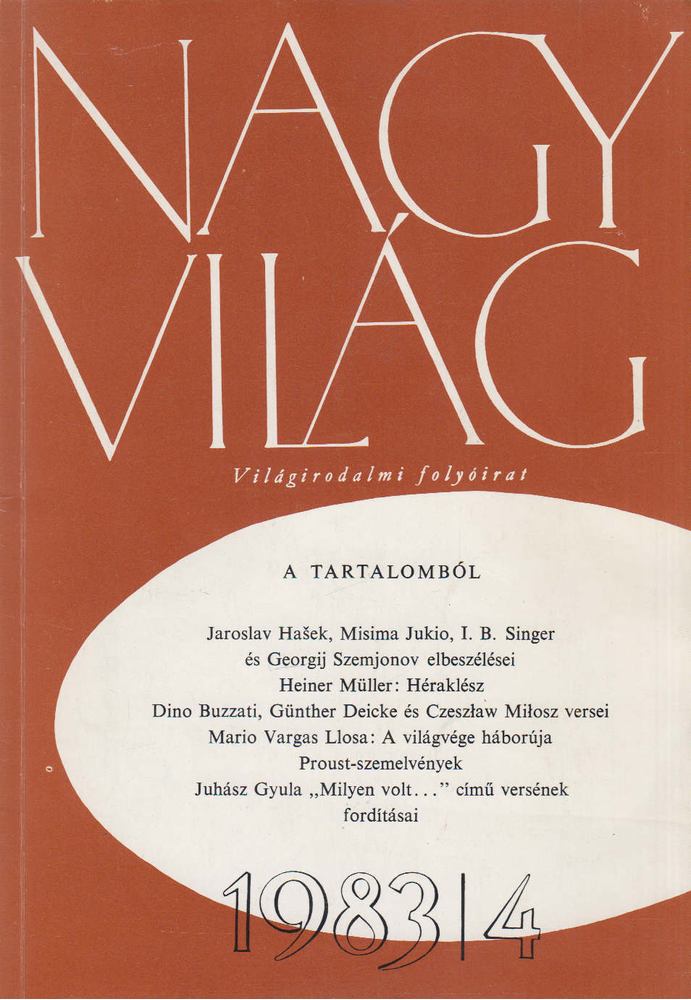 Kéry László (főszerk.) - Nagyvilág 1983/4 [antikvár]