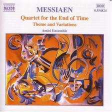 MESSIAEN - QUARTET FOR THE END OF TIME CD AMICI ENSEMBLE