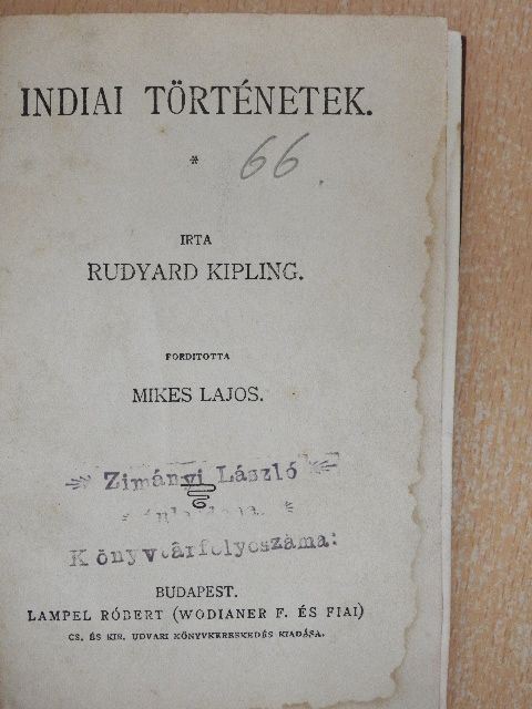 Rudyard Kipling - Indiai történetek/Indiay történetek II. [antikvár]