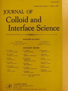 E. Ruckenstein - Journal of Colloid and Interface Science, March 1982 [antikvár]