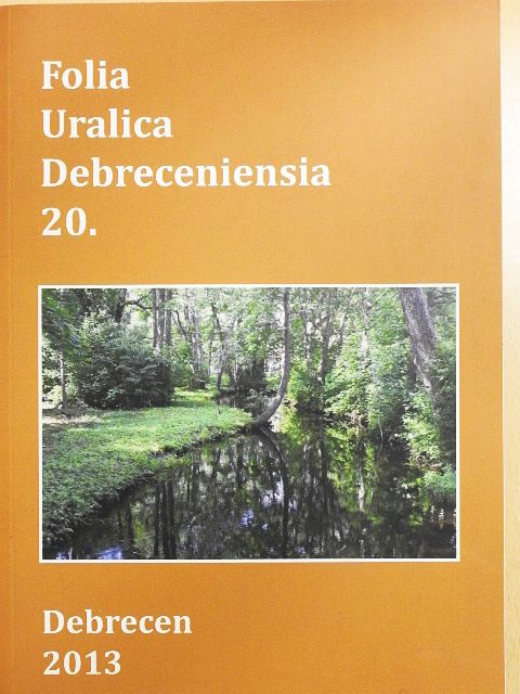 Buzgó Anita - Folia Uralica Debreceniensia 20. [antikvár]