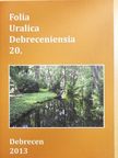 Buzgó Anita - Folia Uralica Debreceniensia 20. [antikvár]