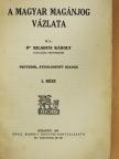 Dr. Szladits Károly - A magyar magánjog vázlata I. [antikvár]