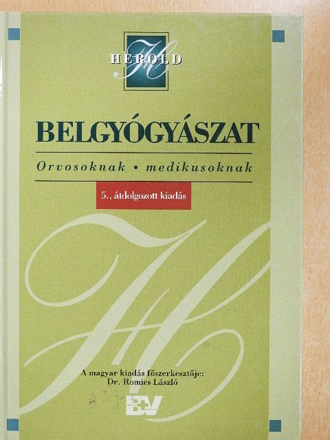 Gerd Herold - Belgyógyászat [antikvár]