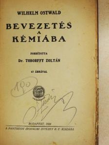 Wilhelm Ostwald - Bevezetés a kémiába [antikvár]