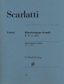 SCARLATTI, D. - KLAVIERSONATE d-MOLL K.9 L.413 URTEXT (B.JOHNSON, D.KRAUS)