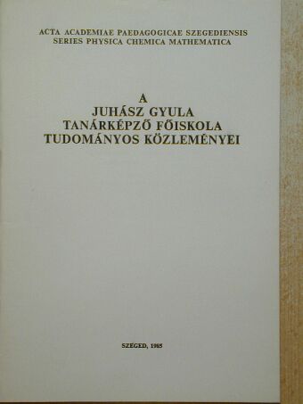 Herbert Lugowski - A Juhász Gyula Tanárképző Főiskola tudományos közleményei [antikvár]