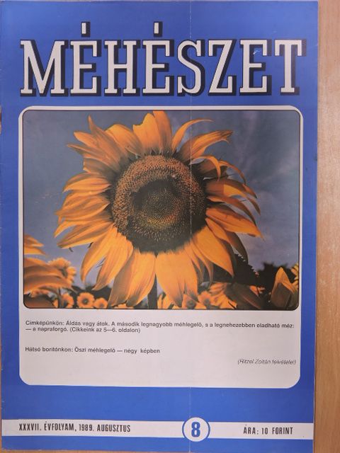 Dr. Deák Gábor - Méhészet 1989. augusztus [antikvár]