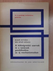 Dr. Bíró Dénes - A költségvetési szervek és a tanácsok gazdálkodása az új mechanizmusban [antikvár]