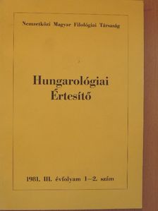 Hungarológiai Értesítő 1981/1-2. [antikvár]