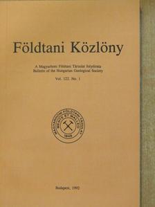 Balogh Kálmán - Földtani Közlöny 1992/1. [antikvár]