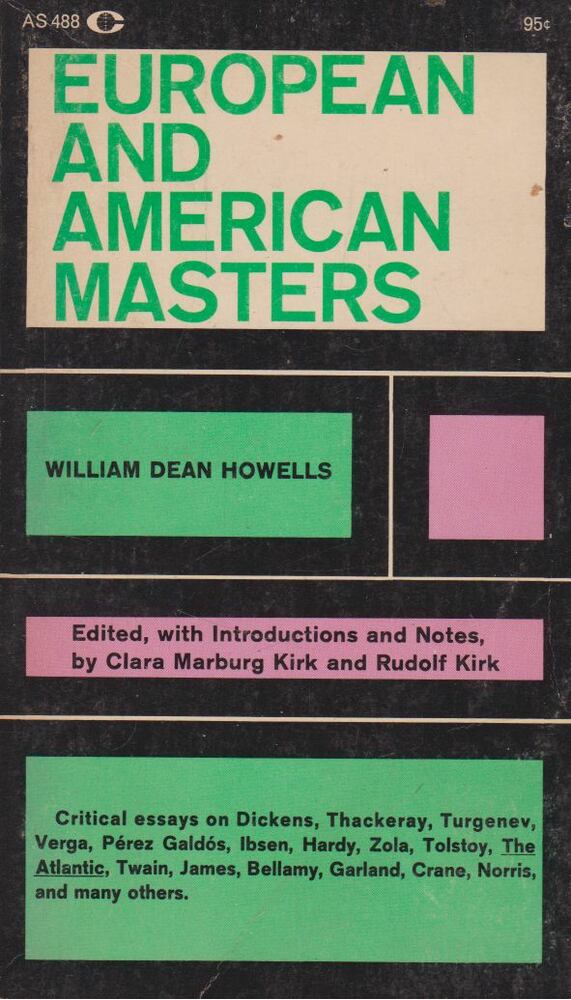 William Dean Howells - European and American Masters [antikvár]