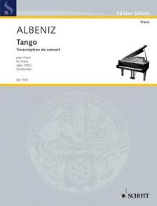 ALBÉNIZ - TANGO, TRANSCRIPTION DE CONCERT POUR PIANO OP.165/2 (GODOWSKY)